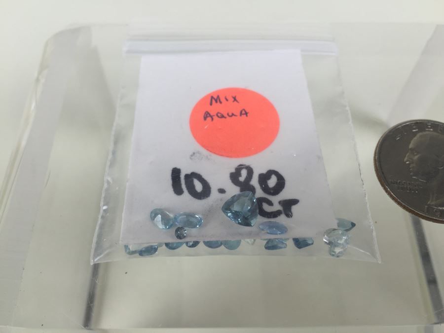 10.80CT Mixed Aquamarine Gemstones [Photo 4]