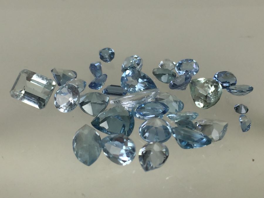 10.80CT Mixed Aquamarine Gemstones [Photo 19]
