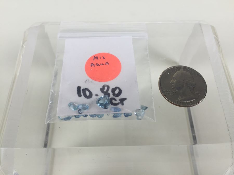 10.80CT Mixed Aquamarine Gemstones [Photo 1]
