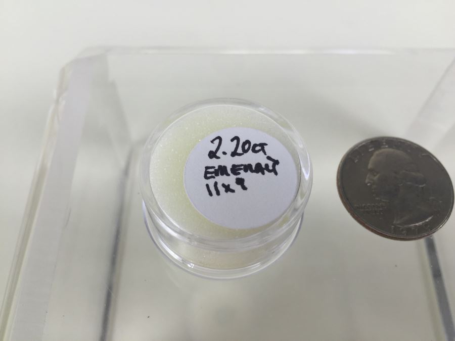 2.20CT Emerald Gemstone 11X9MM [Photo 3]