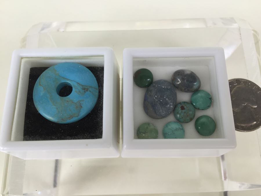 27.80CT Donut Tourquise 25MM And Various Tourquise Gemstones 16.60CT [Photo 4]