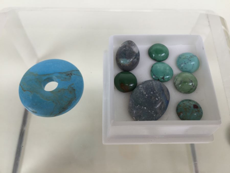 27.80CT Donut Tourquise 25MM And Various Tourquise Gemstones 16.60CT [Photo 9]