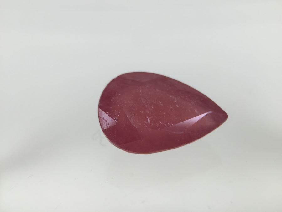6.75CT Pear Ruby Gemstone 14X10MM [Photo 7]