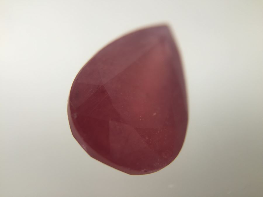 6.75CT Pear Ruby Gemstone 14X10MM [Photo 17]