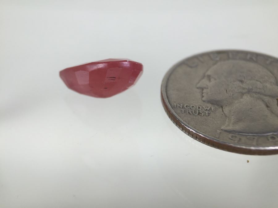 6.75CT Pear Ruby Gemstone 14X10MM [Photo 22]