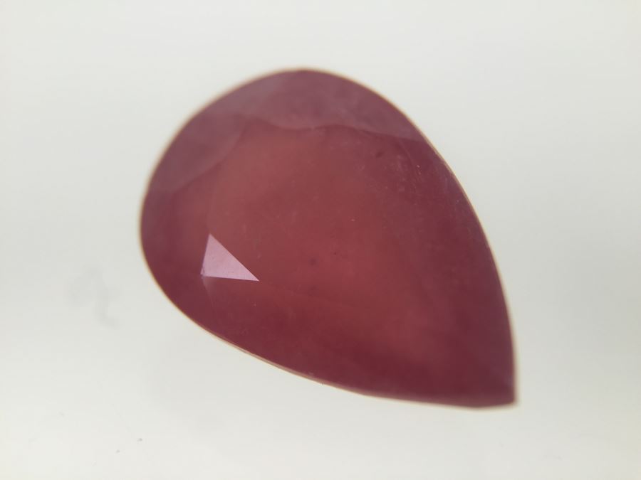 6.75CT Pear Ruby Gemstone 14X10MM [Photo 10]