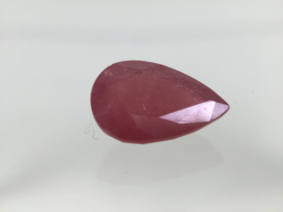 6.75CT Pear Ruby Gemstone 14X10MM [Photo 8]