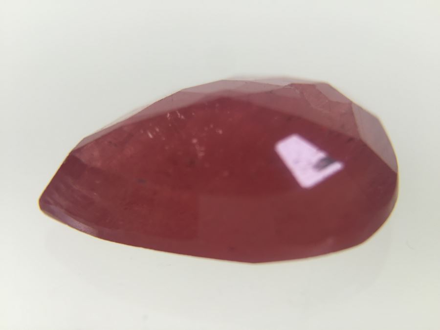 6.75CT Pear Ruby Gemstone 14X10MM [Photo 13]