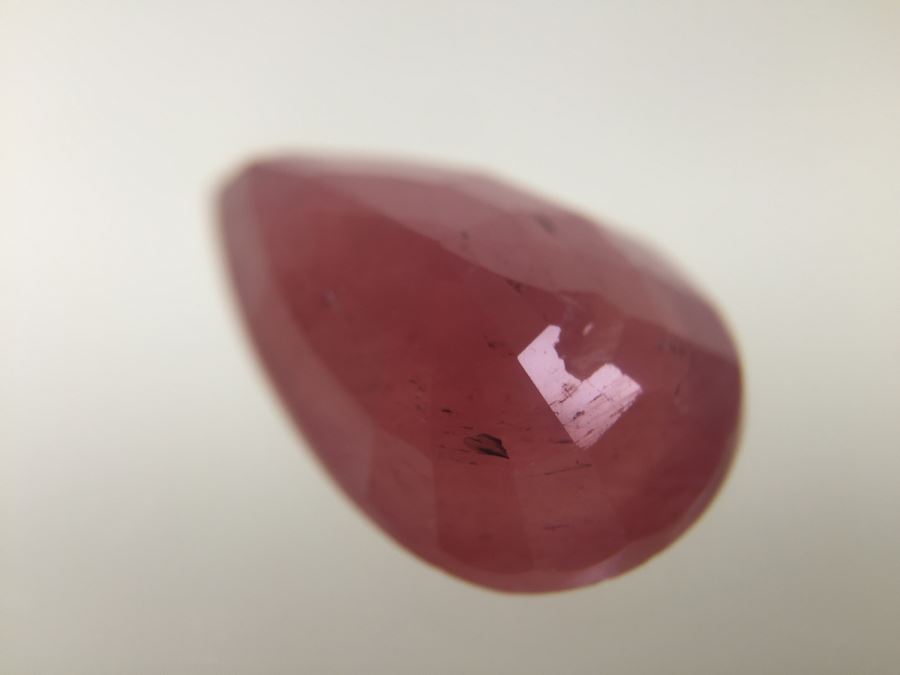 6.75CT Pear Ruby Gemstone 14X10MM [Photo 15]