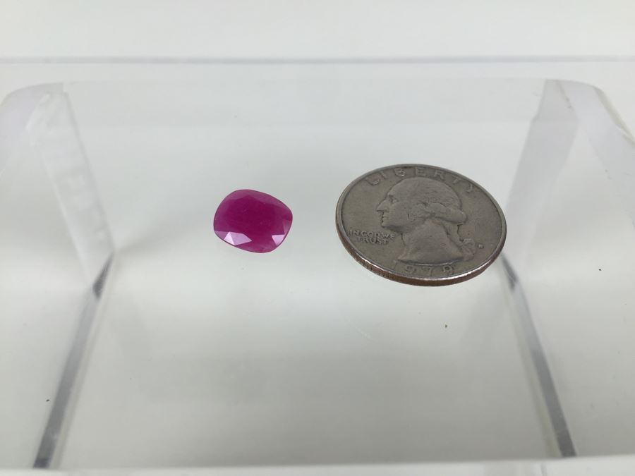 3.75CT Ruby Gemstone 11X9MM [Photo 6]