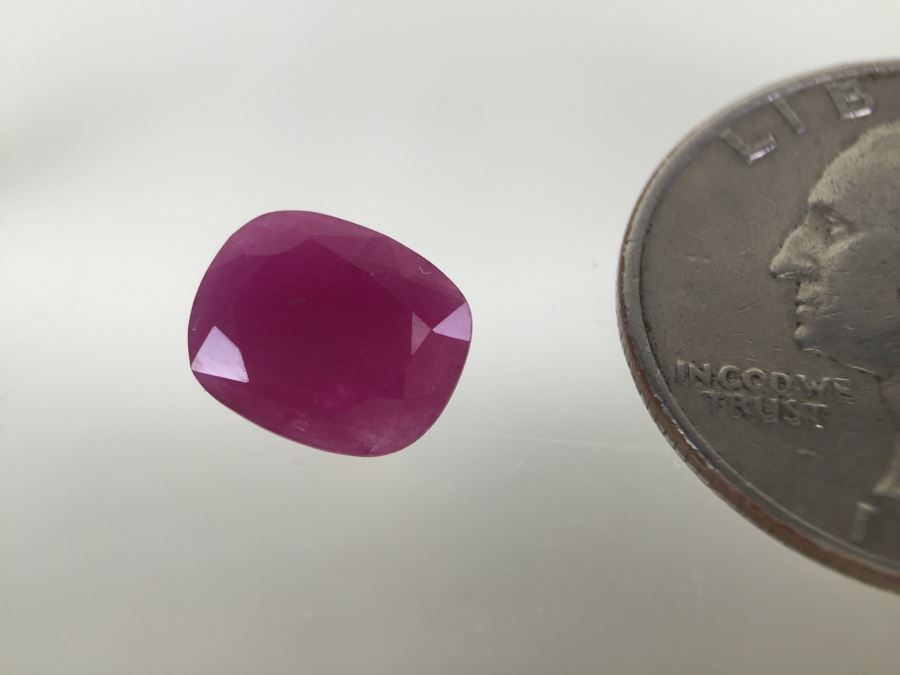 3.75CT Ruby Gemstone 11X9MM [Photo 3]