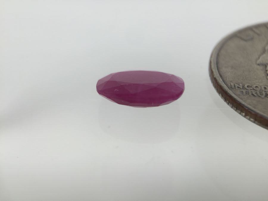 3.75CT Ruby Gemstone 11X9MM [Photo 11]