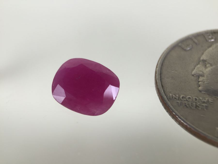 3.75CT Ruby Gemstone 11X9MM [Photo 9]