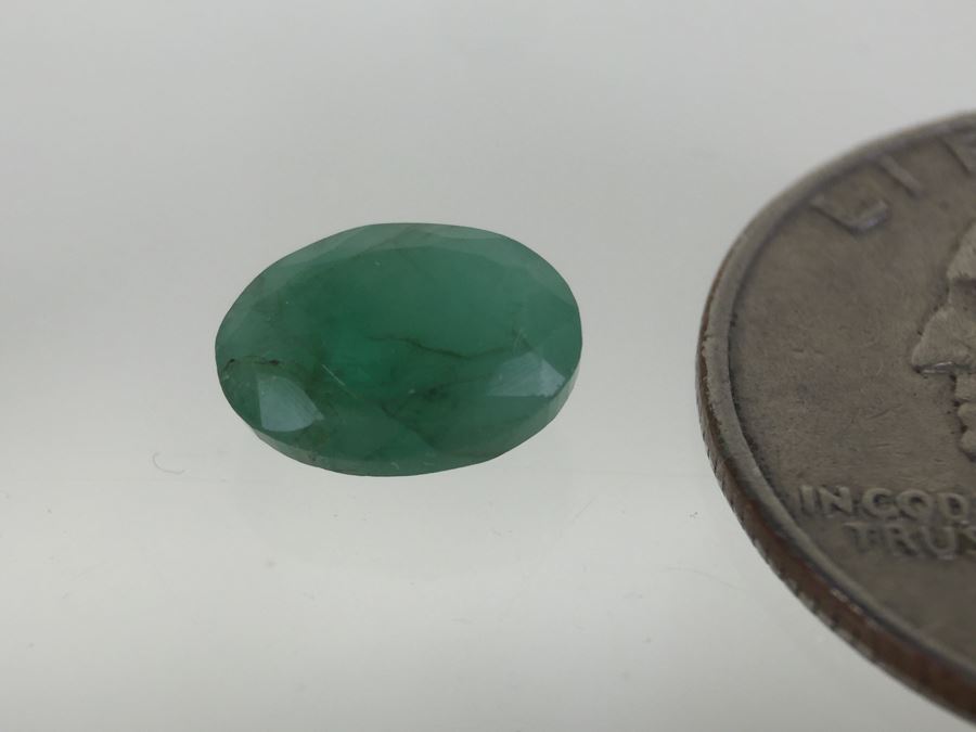 2.50CT Columbian Emerald Gemstone 10.18X7.67MM [Photo 6]