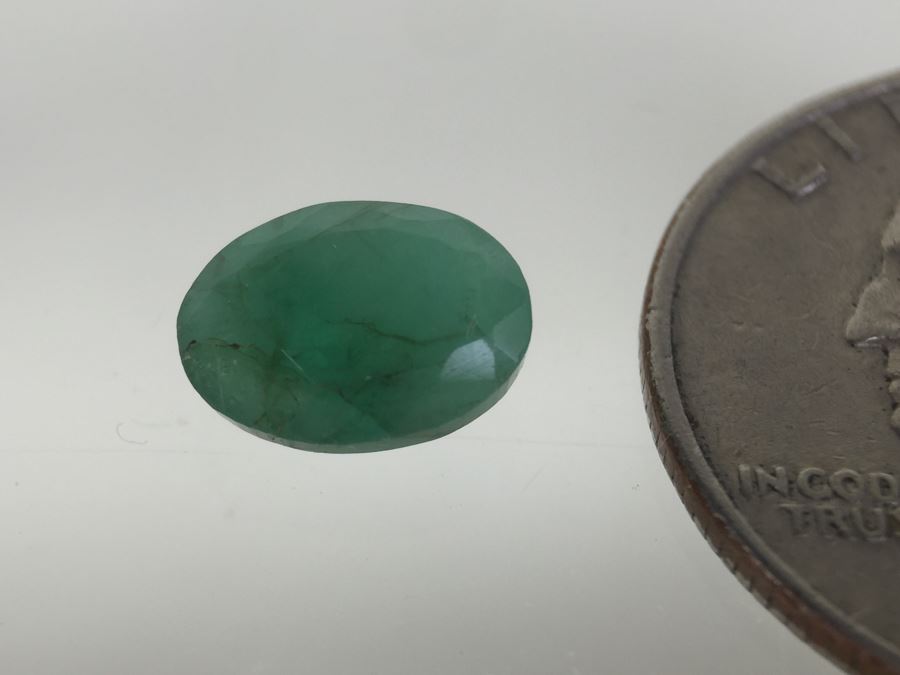 2.50CT Columbian Emerald Gemstone 10.18X7.67MM [Photo 2]
