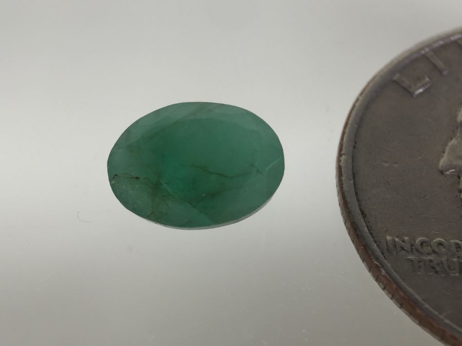 2.50CT Columbian Emerald Gemstone 10.18X7.67MM [Photo 7]