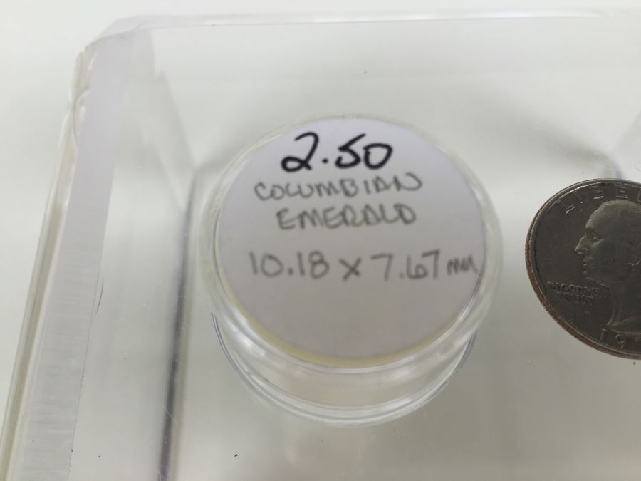 2.50CT Columbian Emerald Gemstone 10.18X7.67MM [Photo 3]