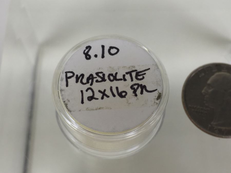 8.10CT Prasiolite Gemstone 12X16 Pear [Photo 3]