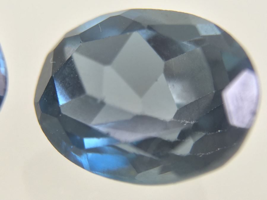 5.20CT Blue Topaz Gemstone 9X7MM [Photo 18]