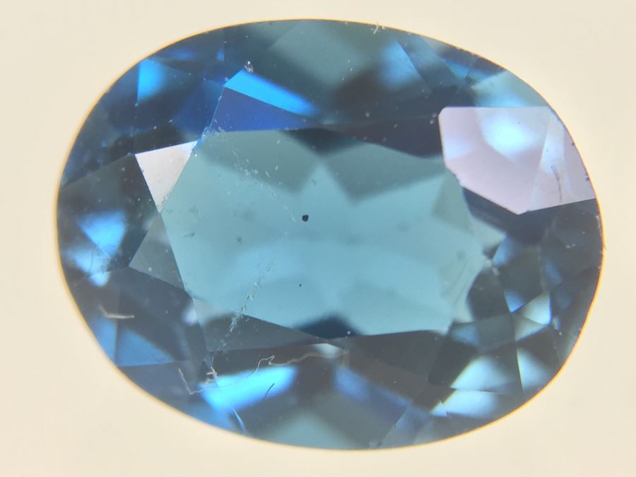 5.20CT Blue Topaz Gemstone 9X7MM [Photo 17]