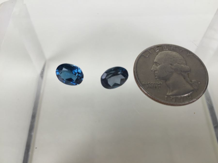 5.20CT Blue Topaz Gemstone 9X7MM [Photo 8]