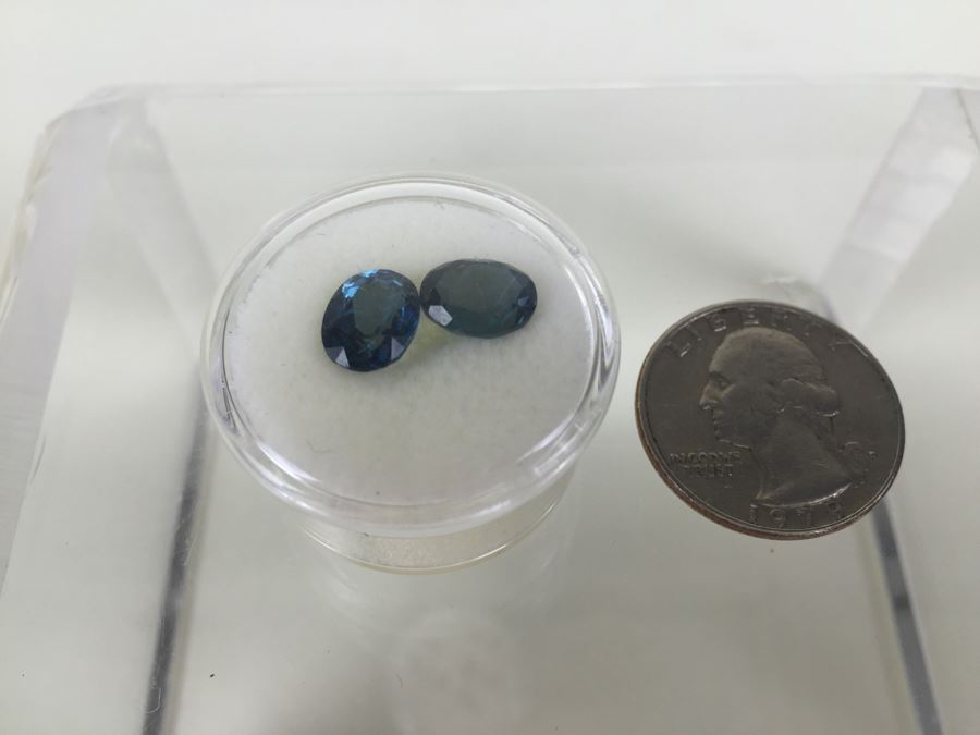 5.20CT Blue Topaz Gemstone 9X7MM [Photo 1]