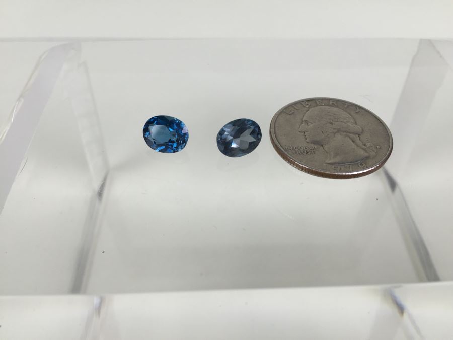 5.20CT Blue Topaz Gemstone 9X7MM [Photo 7]