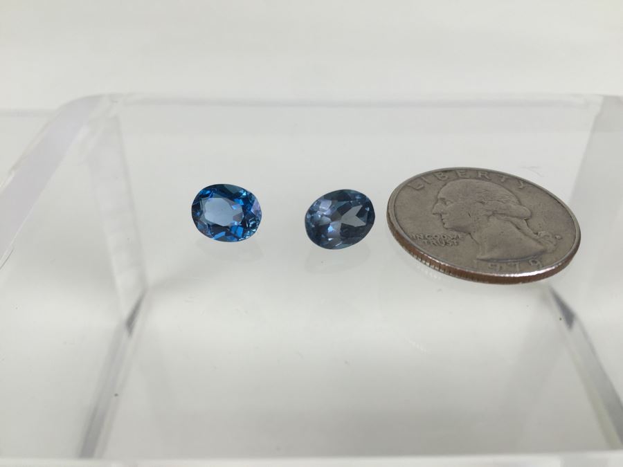 5.20CT Blue Topaz Gemstone 9X7MM [Photo 6]
