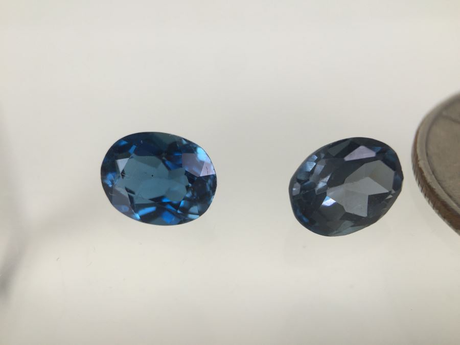 5.20CT Blue Topaz Gemstone 9X7MM [Photo 2]