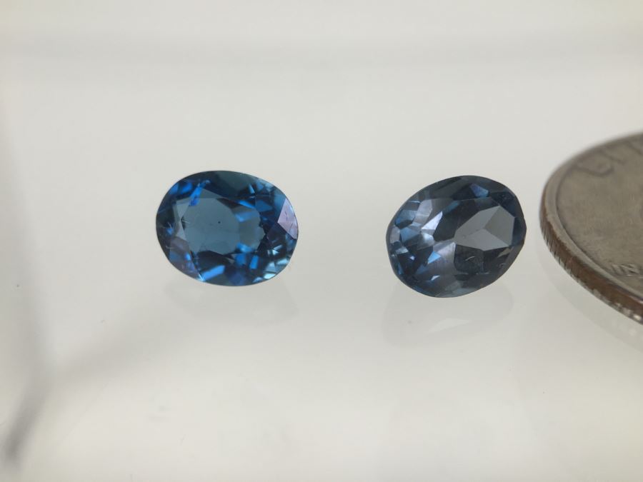 5.20CT Blue Topaz Gemstone 9X7MM [Photo 9]