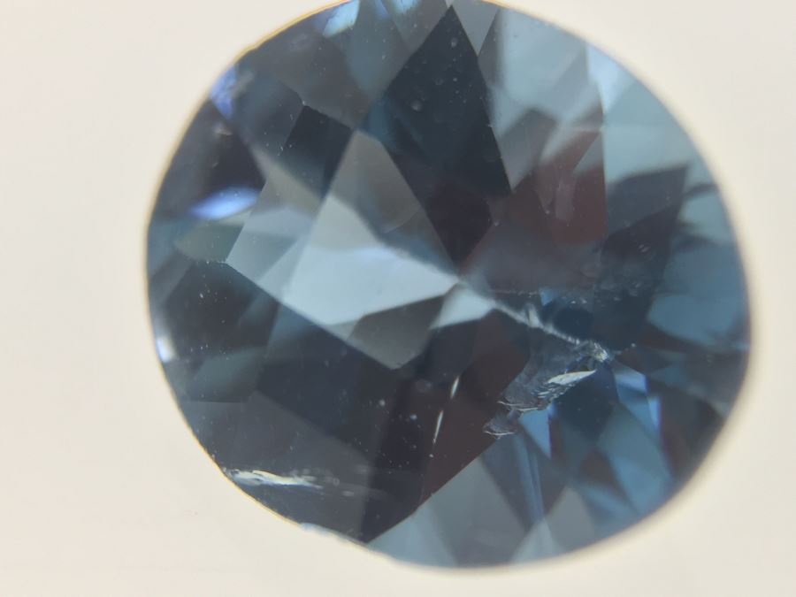 2.90CT Blue Topaz Gemstone 10X8MM [Photo 15]