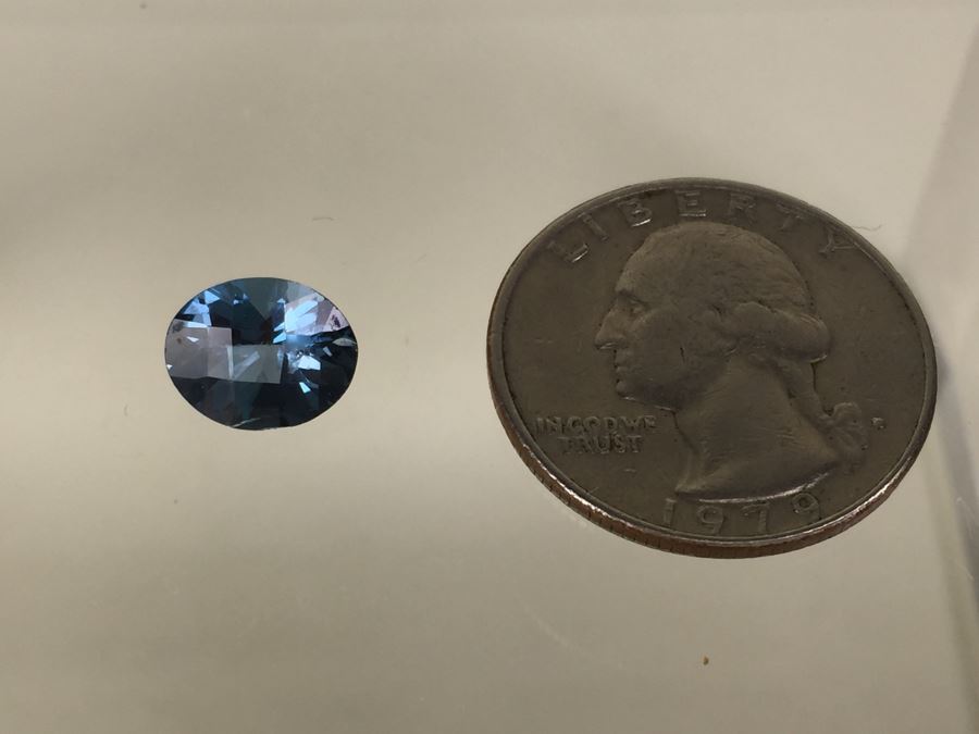 2.90CT Blue Topaz Gemstone 10X8MM [Photo 7]