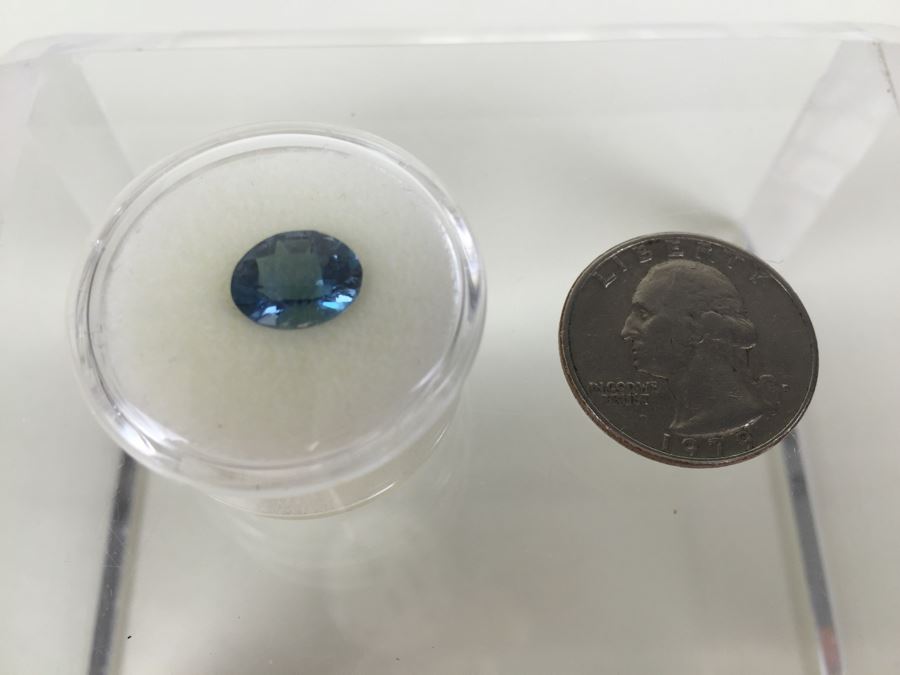 2.90CT Blue Topaz Gemstone 10X8MM [Photo 5]