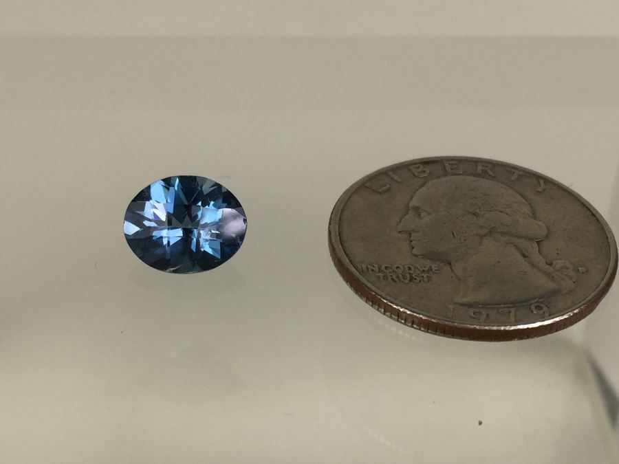 2.90CT Blue Topaz Gemstone 10X8MM [Photo 2]