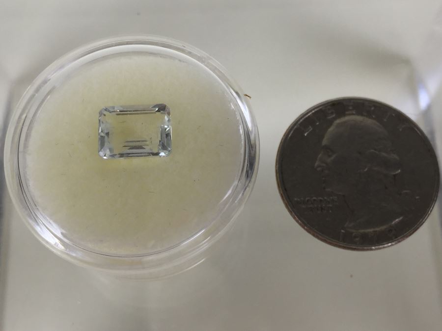 Aquamarine Gemstone 0.4g [Photo 4]