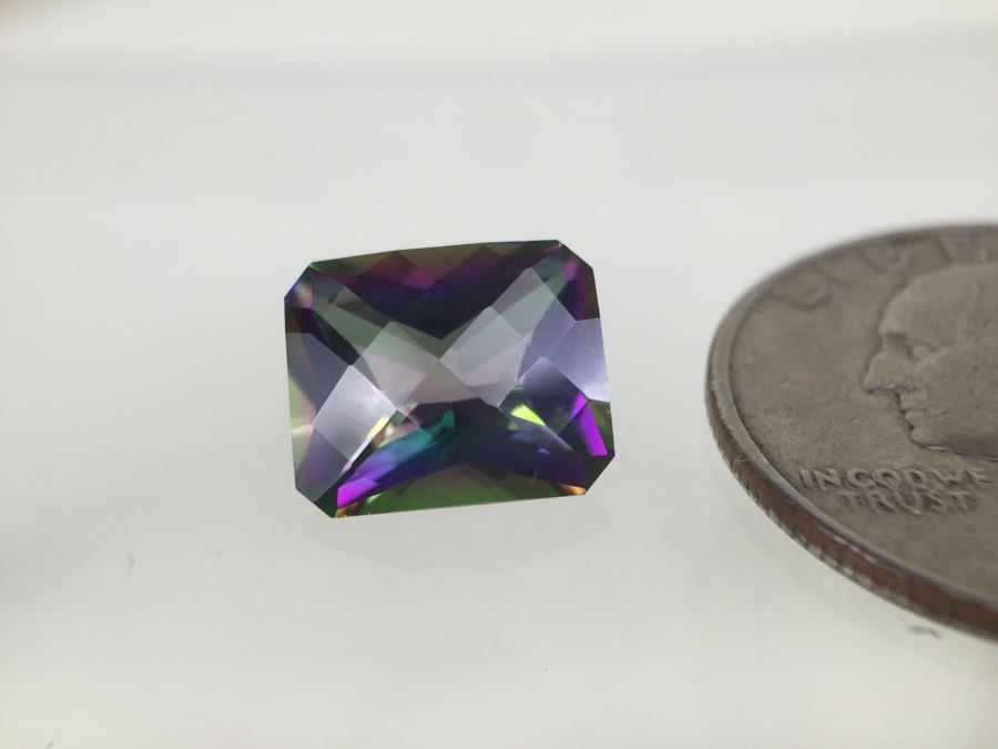 6.60CT EC TRTD Mystic Topaz 12x10MM [Photo 8]