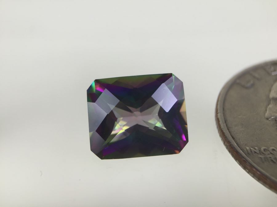 6.60CT EC TRTD Mystic Topaz 12x10MM [Photo 9]