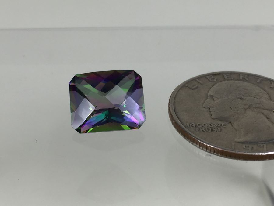 6.60CT EC TRTD Mystic Topaz 12x10MM [Photo 7]