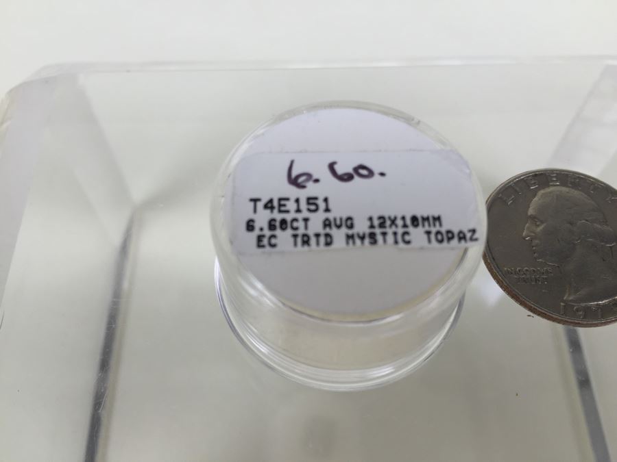 6.60CT EC TRTD Mystic Topaz 12x10MM [Photo 3]