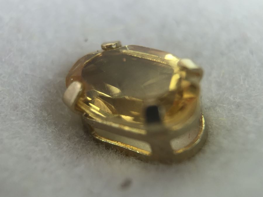 10K Gold Citrine Earrings [Photo 12]