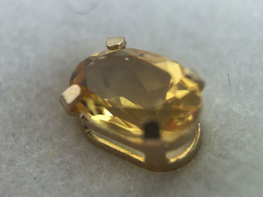 10K Gold Citrine Earrings [Photo 13]