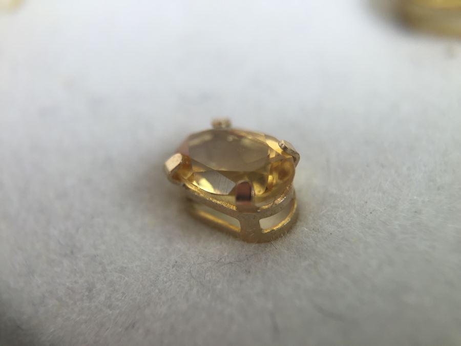 10K Gold Citrine Earrings [Photo 10]