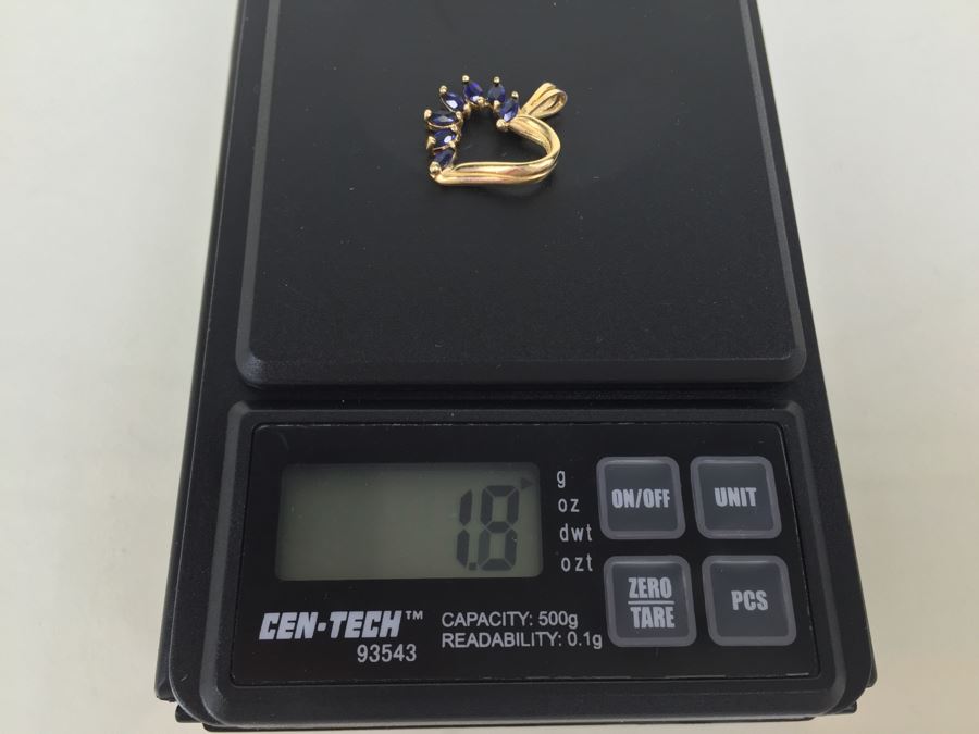 14K Gold Pendant With Gemstones 1.8g [Photo 17]