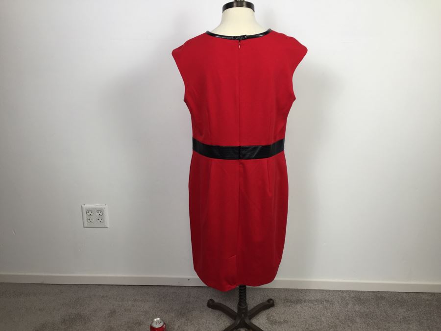 Calvin Klein Red Dress Size 14 [Photo 5]