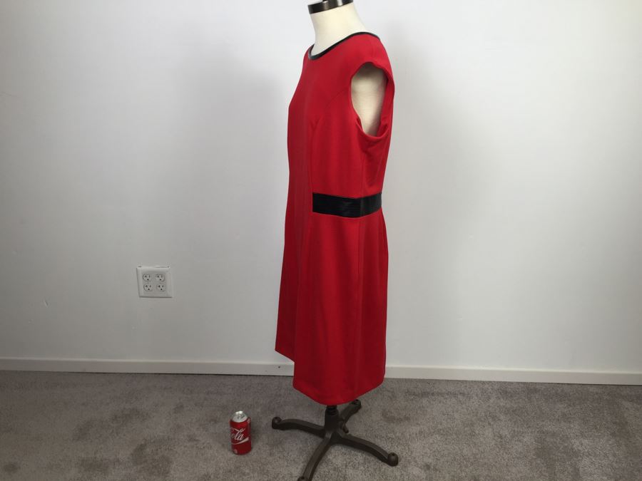Calvin Klein Red Dress Size 14 [Photo 2]