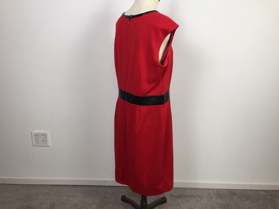 Calvin Klein Red Dress Size 14 [Photo 6]