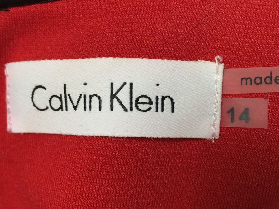 Calvin Klein Red Dress Size 14 [Photo 8]