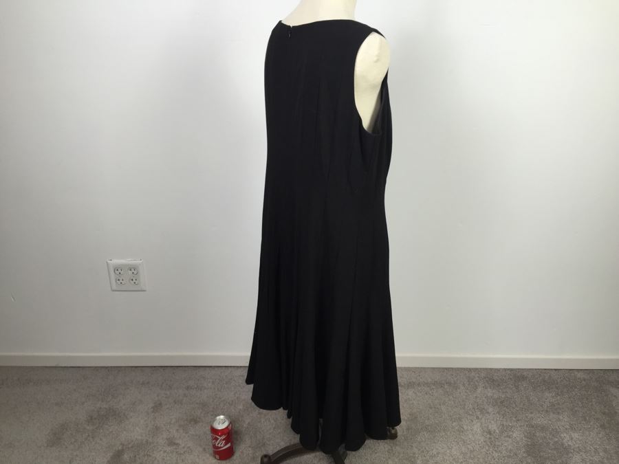 Calvin Klein Black Dress Size 14 New With Tags [Photo 2]