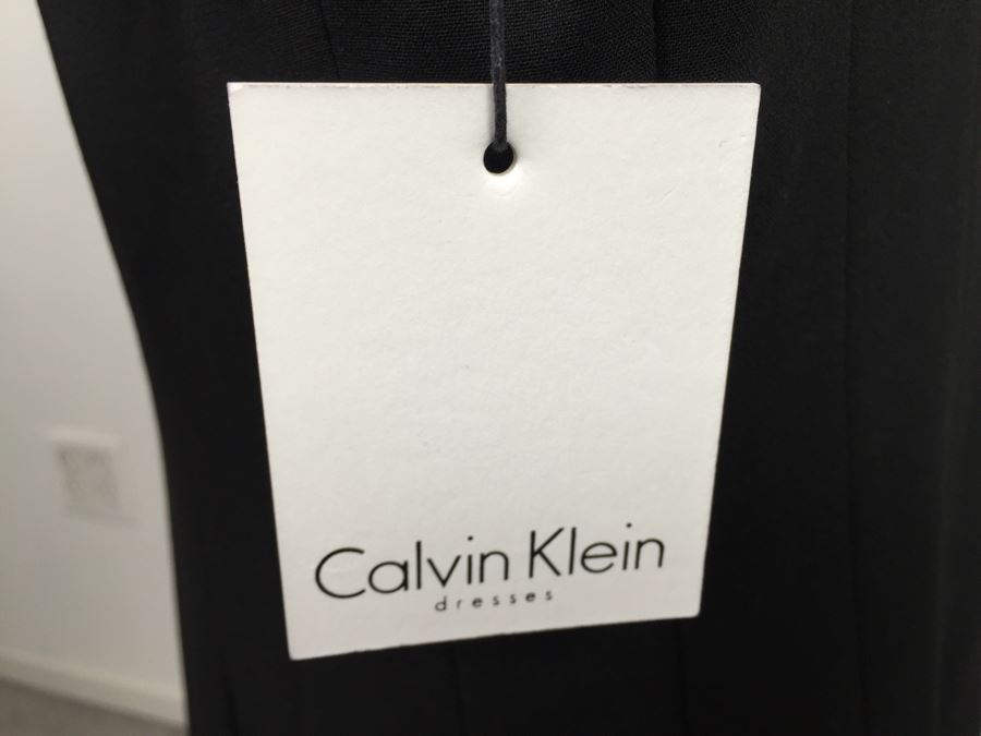 Calvin Klein Black Dress Size 14 New With Tags [Photo 3]