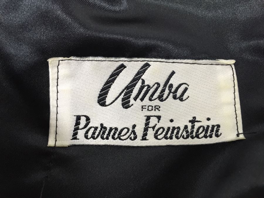 Black Dress Umba For Parnes Feinstein [Photo 3]